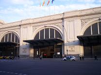 Het station in Barcelona